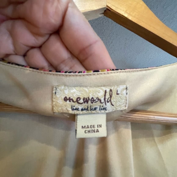 One World (Live and Let Live) Maxi Dress Size L - Picture 2 of 8